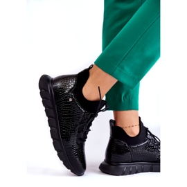 Vinceza Leichte Slip-On-Sneaker für Damen Schwarz Soroco 4