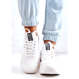 Modische Turnschuhe Sportschuhe Big Star JJ274596 Weiß navy blau 4