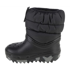 Crocs Classic Neo Puff Boot Kleinkind 207683-001 Schuhe schwarz 1