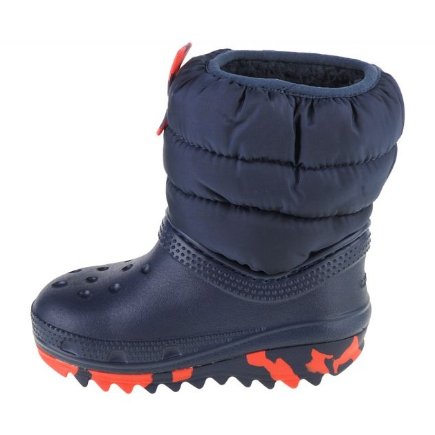 Crocs Classic Neo Puff Boot Kleinkind 207683-410 Schuhe blau 1