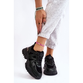 PG1 Klassische Sport-Plateauschuhe Schwarz Bowie 1