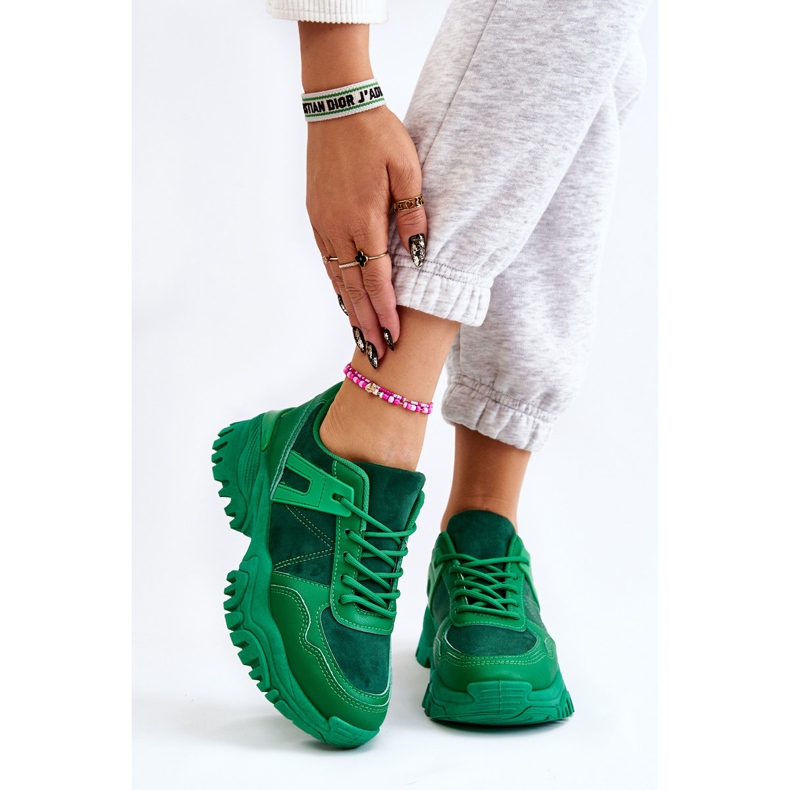 PG1 Modische Sportschuhe Sneakers Grün Frezio 1