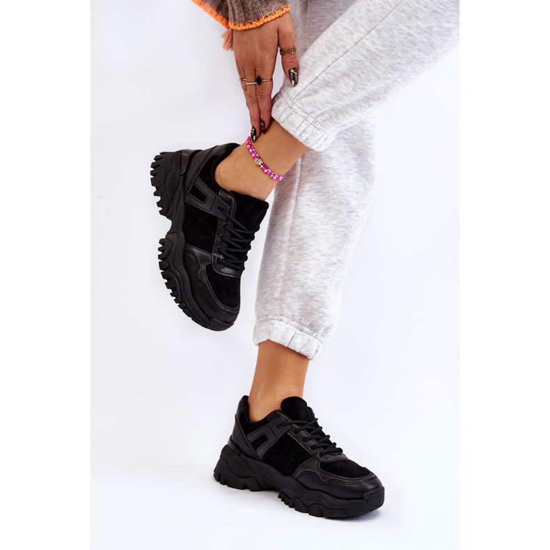 PG1 Modische Sportschuhe Sneakers Schwarz Frezio 1