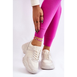 PG1 Modische Sportschuhe Sneakers Creme Frezio beige 1