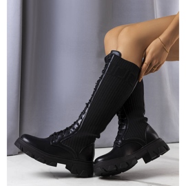 BM Schwarze Schnürboots von Montis 1