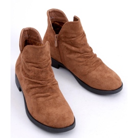 Stiefel mit Cut-Out Wildleder camel ST-21 Camel braun 1