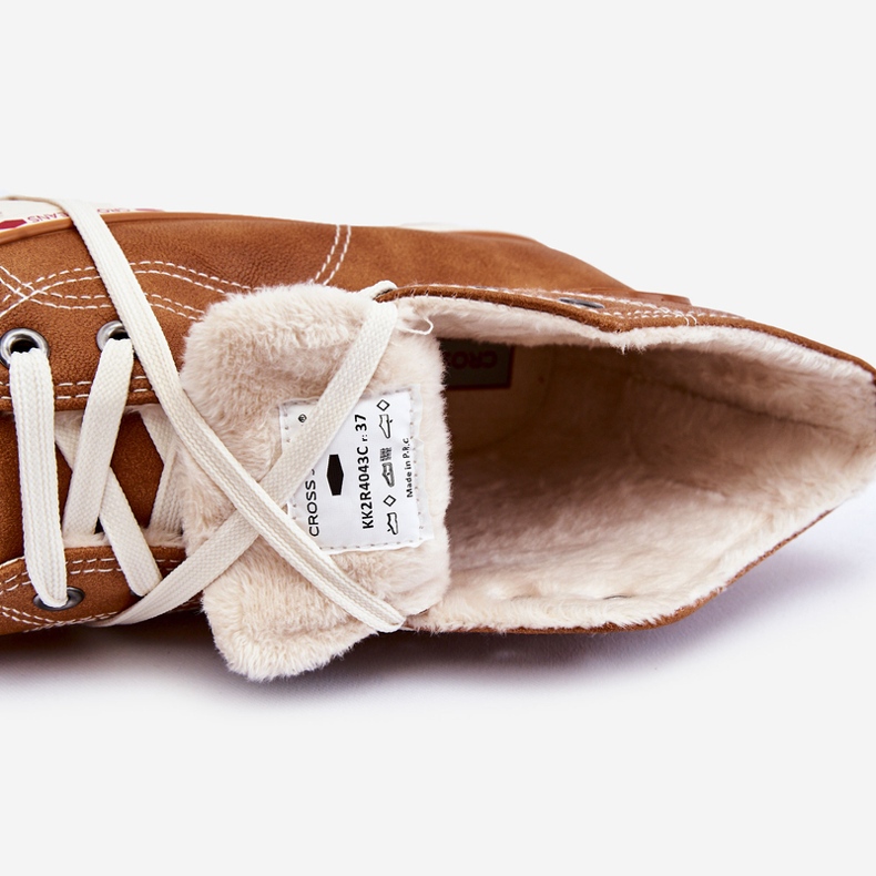 Damen High Sneakers Cross Jeans KK2R4043C Camel braun 1