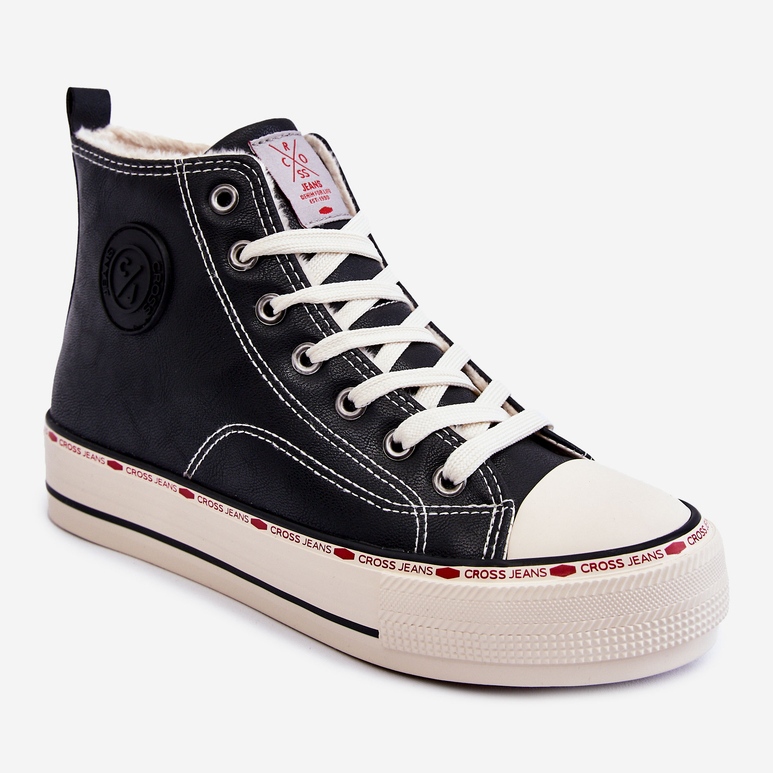 Damen High Sneakers Cross Jeans KK2R4042C Schwarz 1
