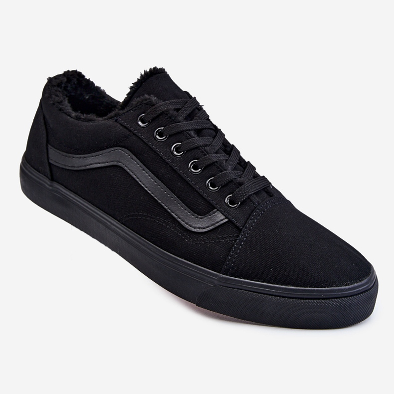 BM Warmer Textil-Sneaker für Herren Schwarz Harry 1
