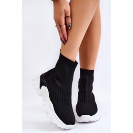 BM Sportschuhe mit hoher Socke für Damen Schwarz Jovie 1