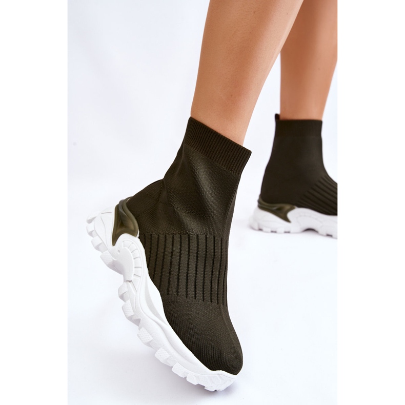 Sportschuhe mit hoher Socke für Damen Grün Jovie 2