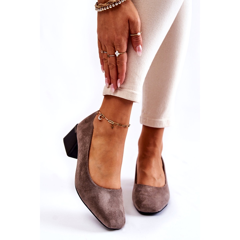 Wildlederpumps La.Fi 230034G-SU Grau 1