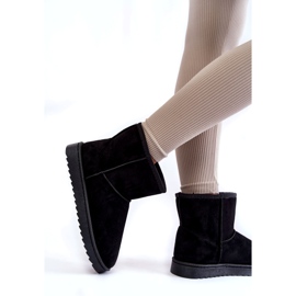 Isolierte schwarze Schneestiefel der Frauen von Frauen 3