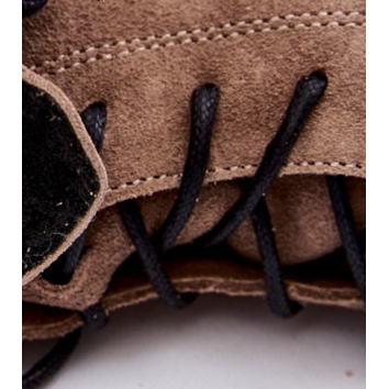 Lemar Frauen Wildleder isolierte Stiefel hellbraun beige 4