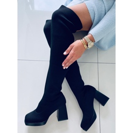 PA1 Hochhackige Stiefel von Hilary Black schwarz 1