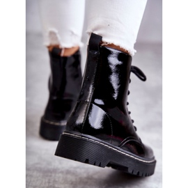 S.Barski Damenstiefel Schwarz Kognito 4