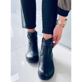 BM Dustin Black Damenstiefel schwarz 1