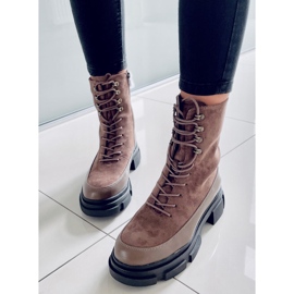 BM Kinney Khaki Schnürstiefel braun 1