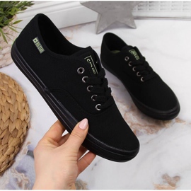 Textilturnschuhe ganz in Schwarz Big Star JJ274261 1