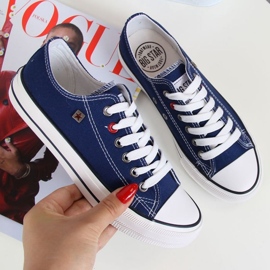 Schuhe, Turnschuhe Big Star W T274021 INT343 marineblau 1