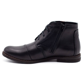 Joker Schwarze Winter Herrenschuhe 315J 1