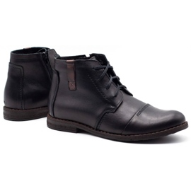 Joker Schwarze Winter Herrenschuhe 315J 2