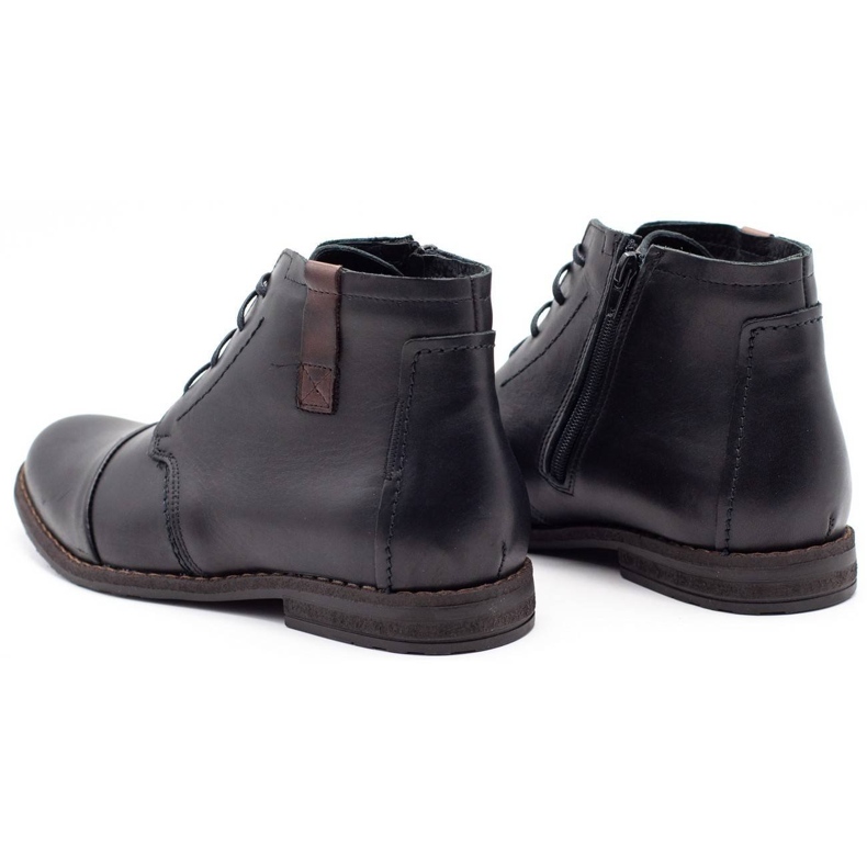 Joker Schwarze Winter Herrenschuhe 315J 3