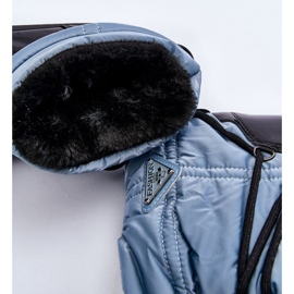 Modische Schneestiefel zum Schnüren für Damen Blau Carrios 1