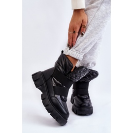 Damenstiefel mit wärmenden schwarzen Feritos 1