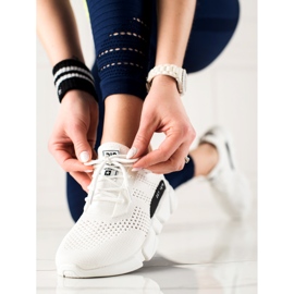 Openwork Damen Sneakers Big Star JJ274271 weiß 2