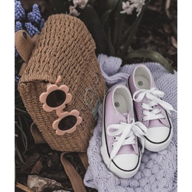 Klassische Turnschuhe für Kinder Lila Filemon 2