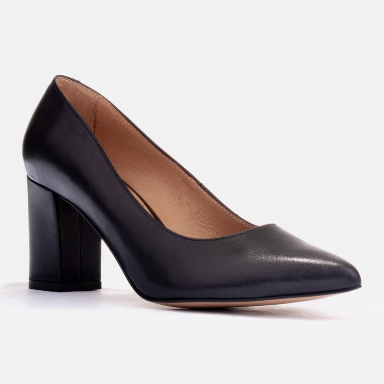Marco Shoes Pumps aus Leder schwarz 1
