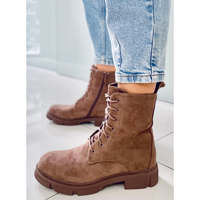 BM Turner Khaki Arbeiter zum Schnüren braun 1