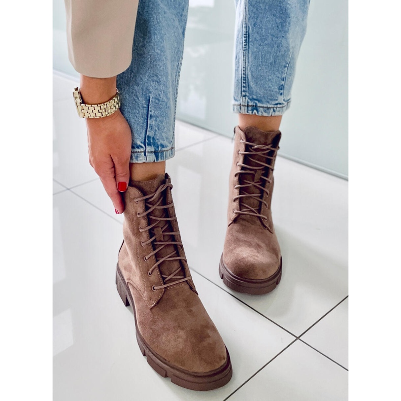 BM Turner Khaki Arbeiter zum Schnüren braun 2