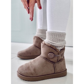 BM Arnette Khaki Schneestiefel für Damen beige 2