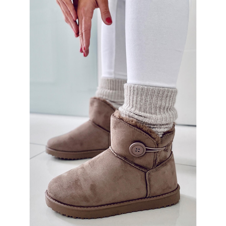 BM Arnette Khaki Schneestiefel für Damen beige 2