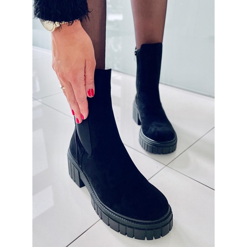 Chelsea Boots mit hohem Schaft Colbie Black schwarz 2