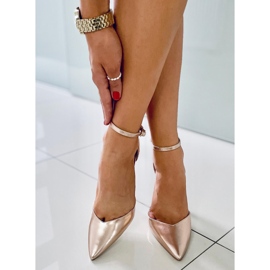 PA1 Christa Champagne Metallic-Heels für Damen golden 2