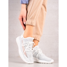 TRENDI Sportschuhe mit Mesh weiß 1