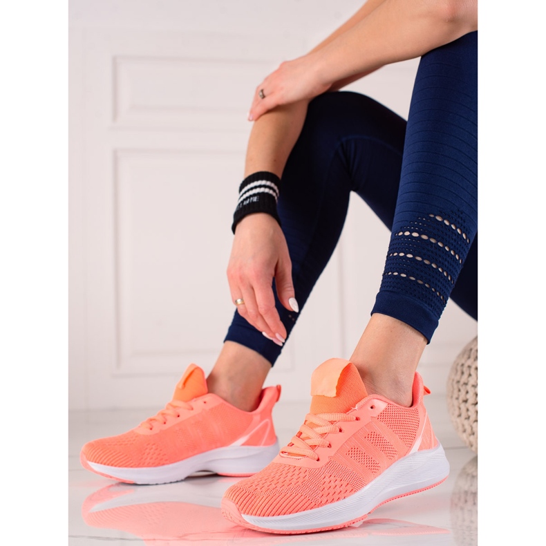 TRENDI Textile Sportschuhe orange 1