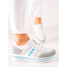 Filippo Ever Leder Sportschuhe weiß 1