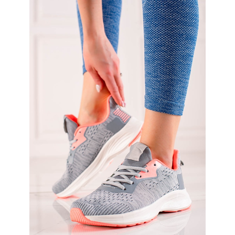 TRENDI Gebundene Sportschuhe grau 2