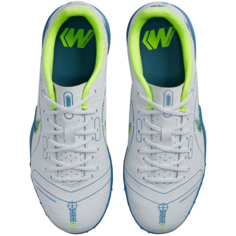 Nike Mercurial Vapor 14 Academy Tf Jr DJ2863 054 Fußballschuhe weiß weiß 1