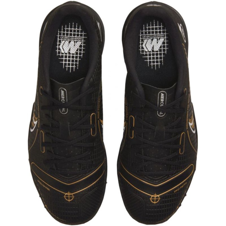 Nike Mercurial Vapor 14 Academy Tf Jr DJ2863 007 Fußballschuhe schwarz schwarz 1