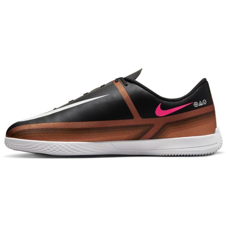 Nike Phantom GT2 Club Katar Ic Jr DR6060 810 Fußballschuhe braun schwarz beige und braun 1