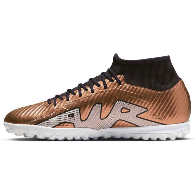 Nike Zoom Mercurial Superfly 9 Academy Qatar Tf M DR5948 810 Fußballschuhe gold, braun golden 1