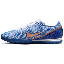 Nike Zoom Mercurial Vapor 15 Academy CR7 Tf M DQ5319 182 Fußballschuhe blau blau 1
