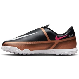 Nike Phantom GT2 Club Qatar Tf Jr DR6064 810 Fußballschuhe braun schwarz beige und braun 1