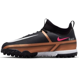 Nike Phantom GT2 Academy Qatar Dynamic Fit Tf Jr DR6061 810 Fußballschuhe braun, schwarz beige- und brauntöne 1