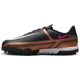 Nike Phantom GT2 Academy Qatar Tf Jr DR6062 810 Fußballschuhe braun, schwarz beige- und brauntöne 1